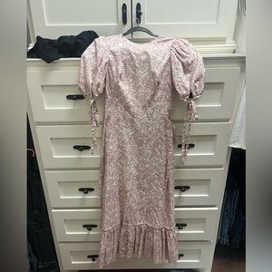 The Vampire’s Wife Pink Midi Dress
